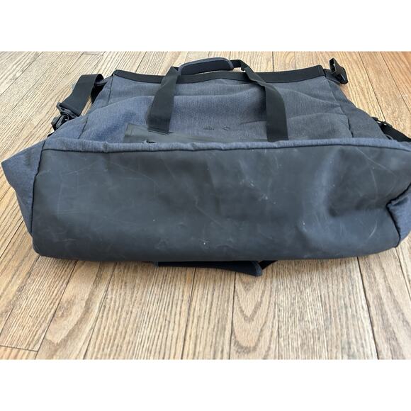 Adidas Wanderlust Team Bag Roll Down Tote Bag Dark Grey Weekend Bag - Picture 4 of 10